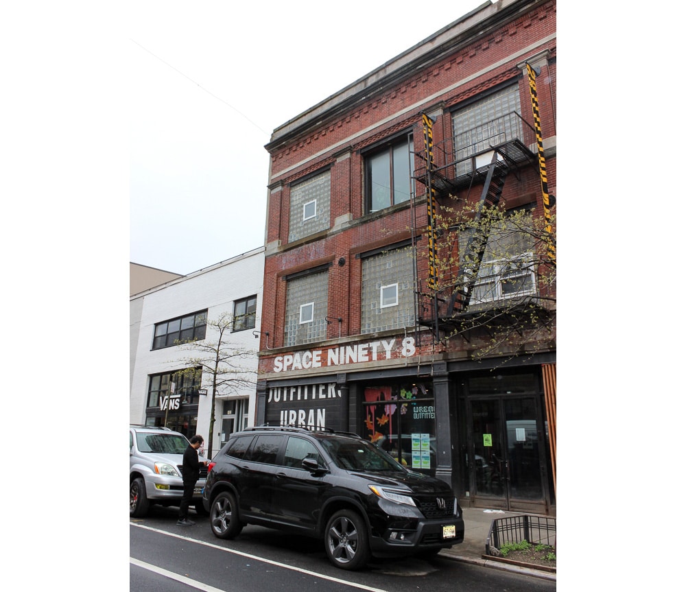 urban outfitters williamsburg - the exterior of the brick building housing the store