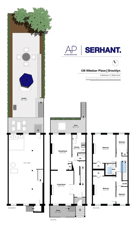 floorplan with four bedrooms on the second floor