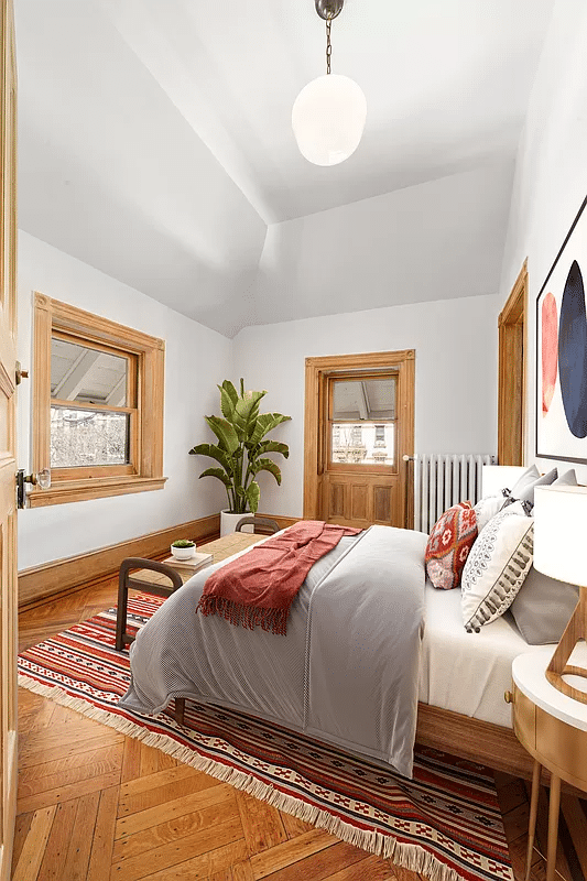 virtually staged bedroom