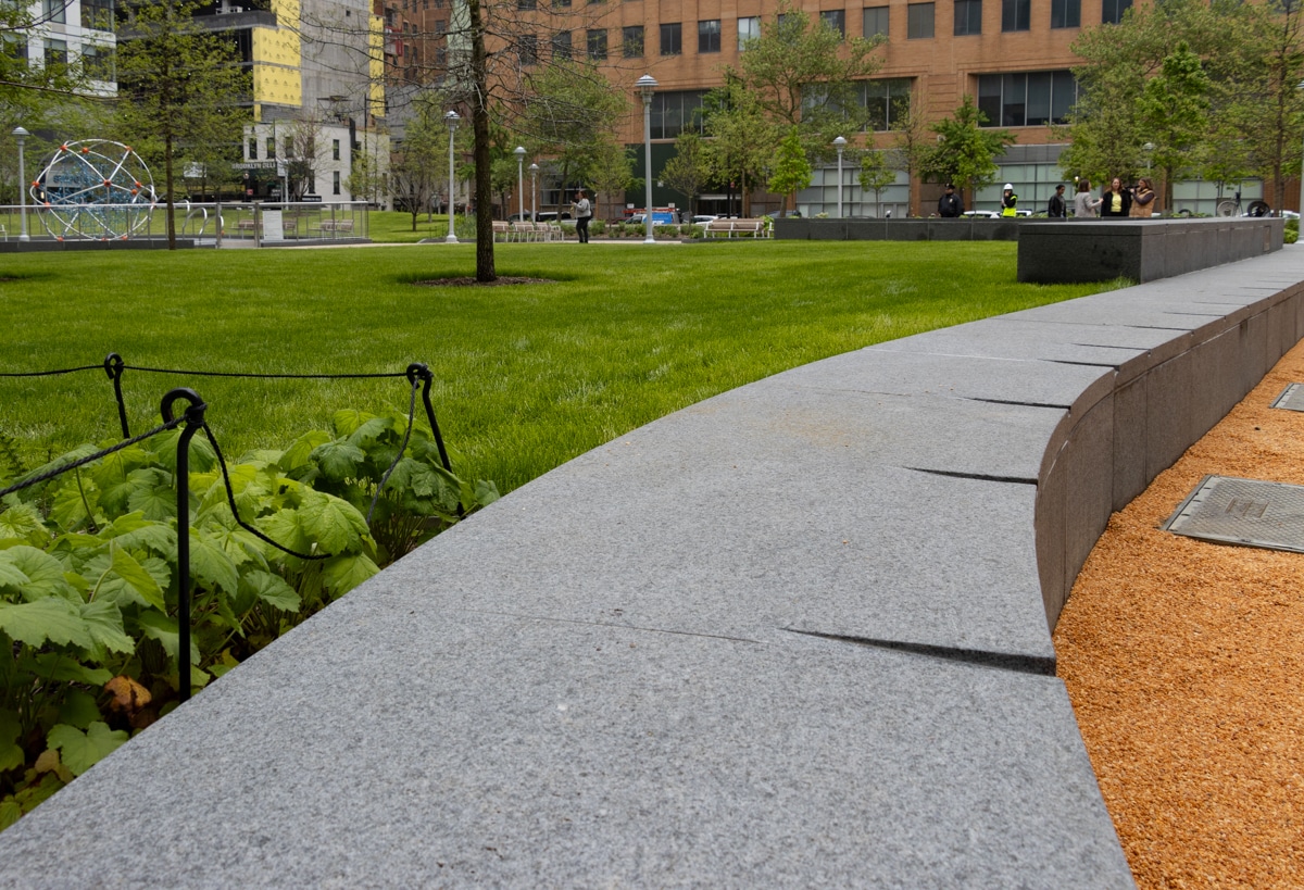 edging on benches to discourage skateboarding