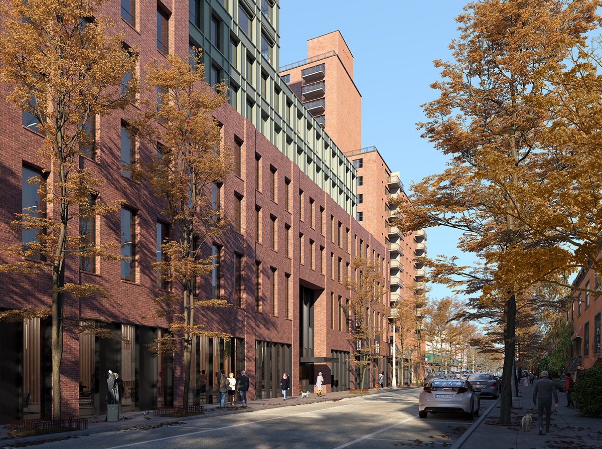 brick building