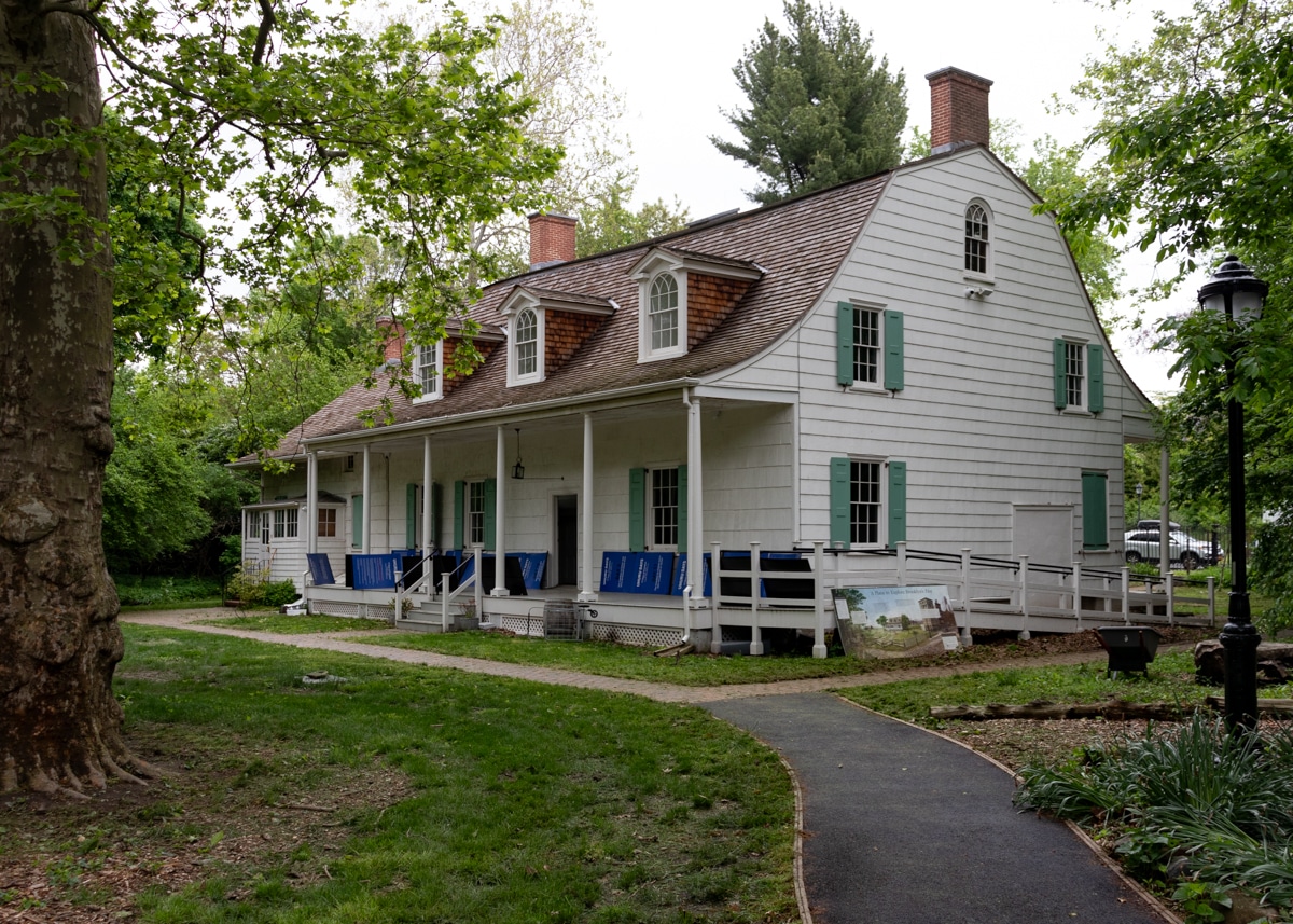 brooklyn - white clapboard farmhouse in prospect park
