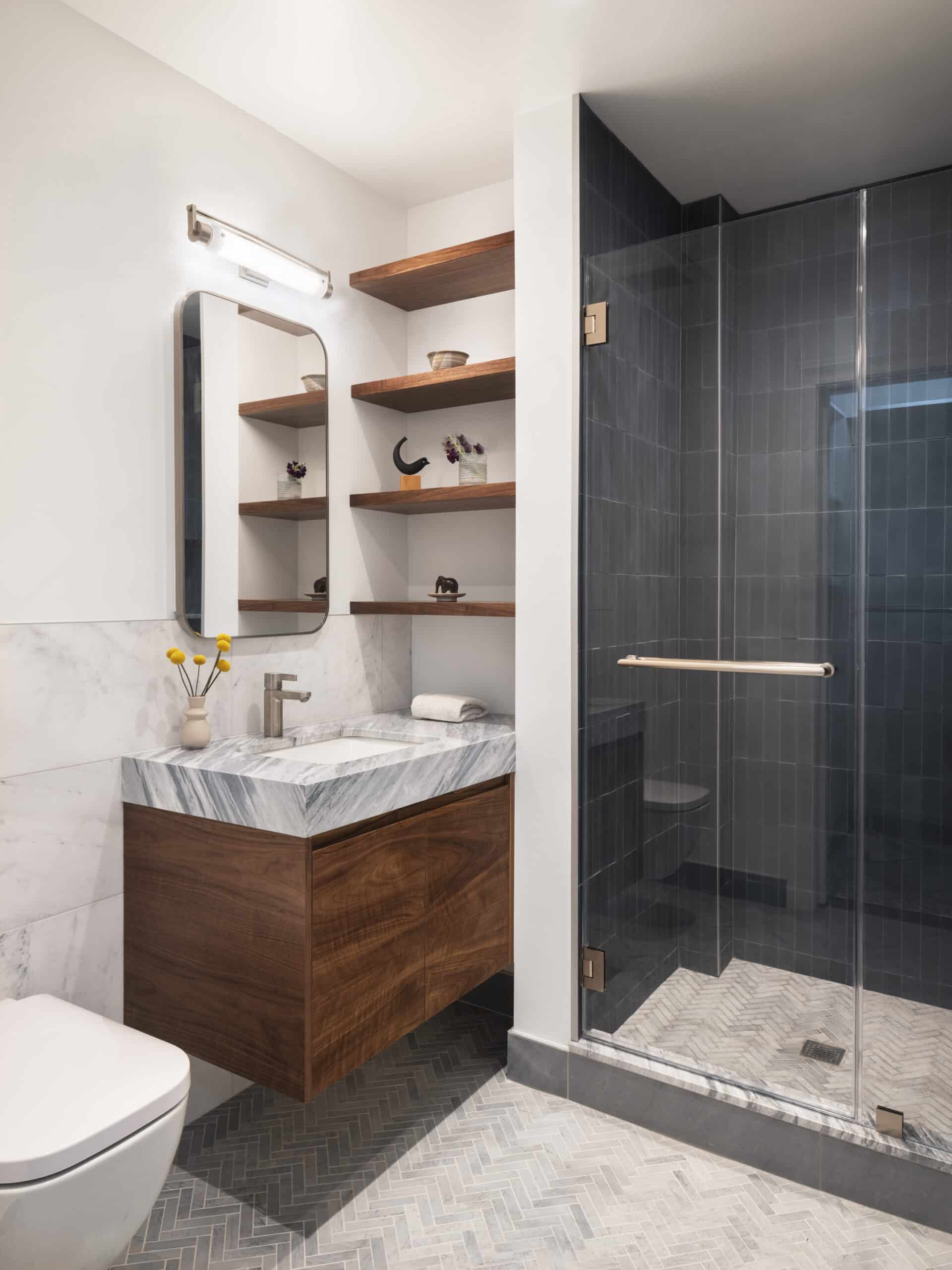 BATH WITH STALL SHOWER