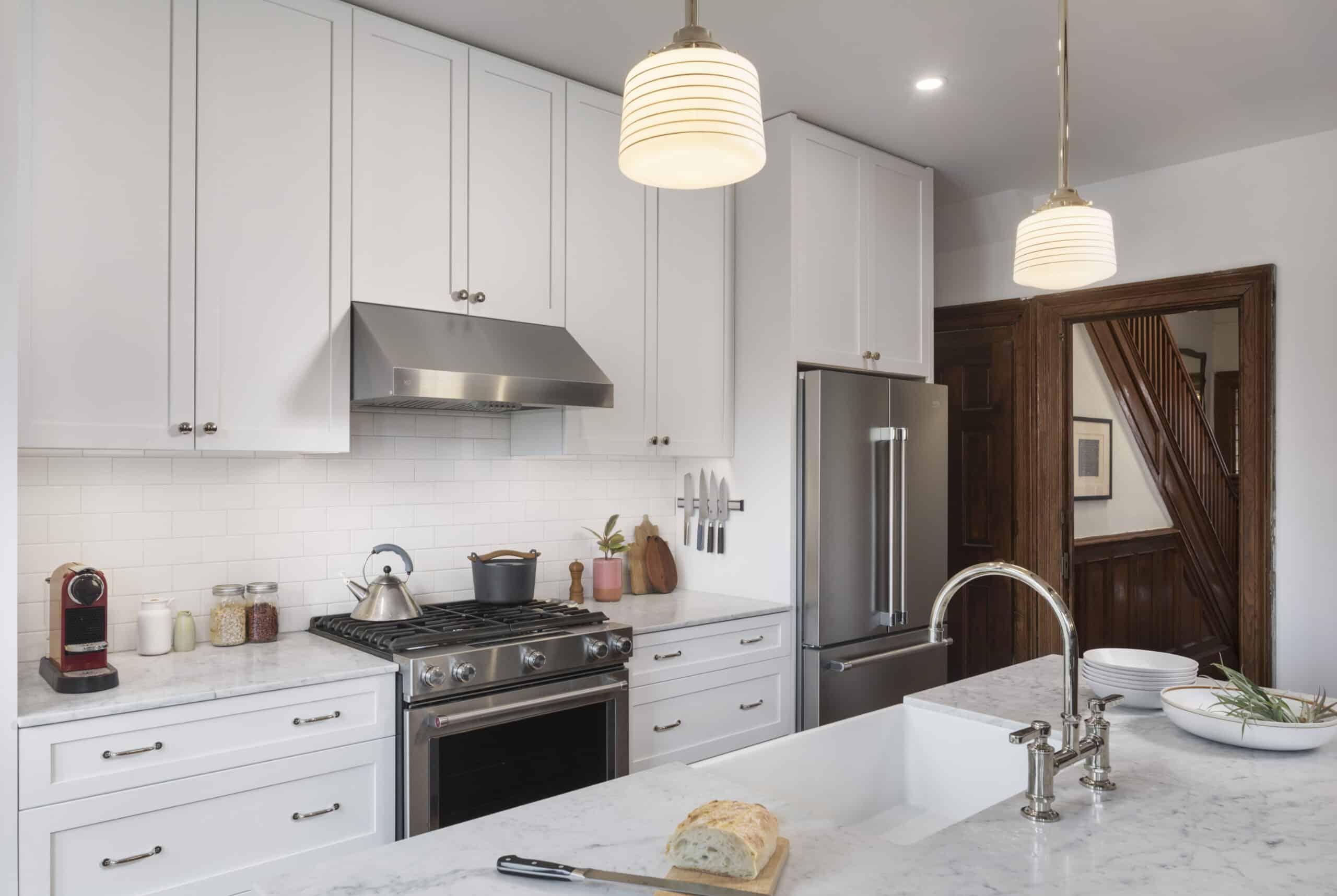 KITCHEN APPLIANCE WALL ANGLED