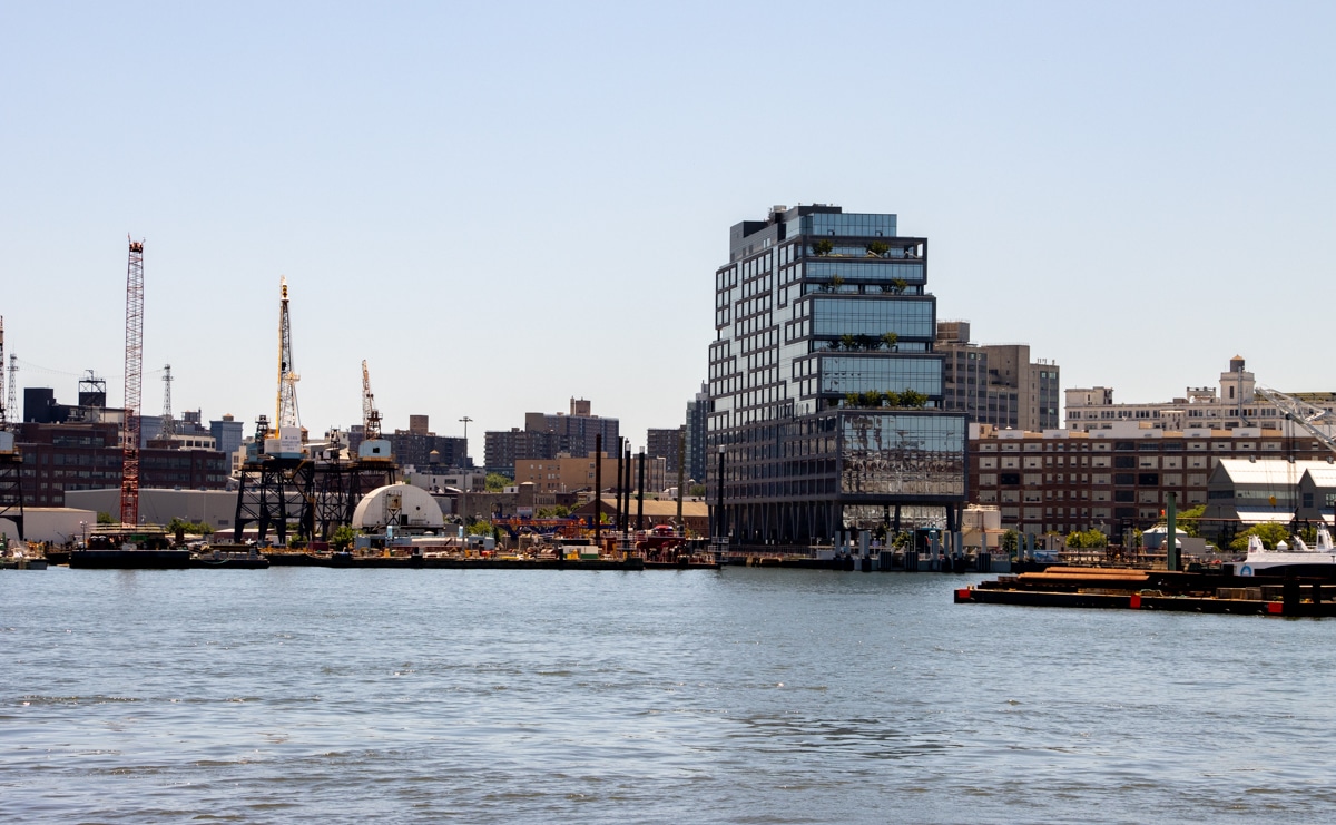 brooklyn - waterfront view of the Brooklyn Nay Yard