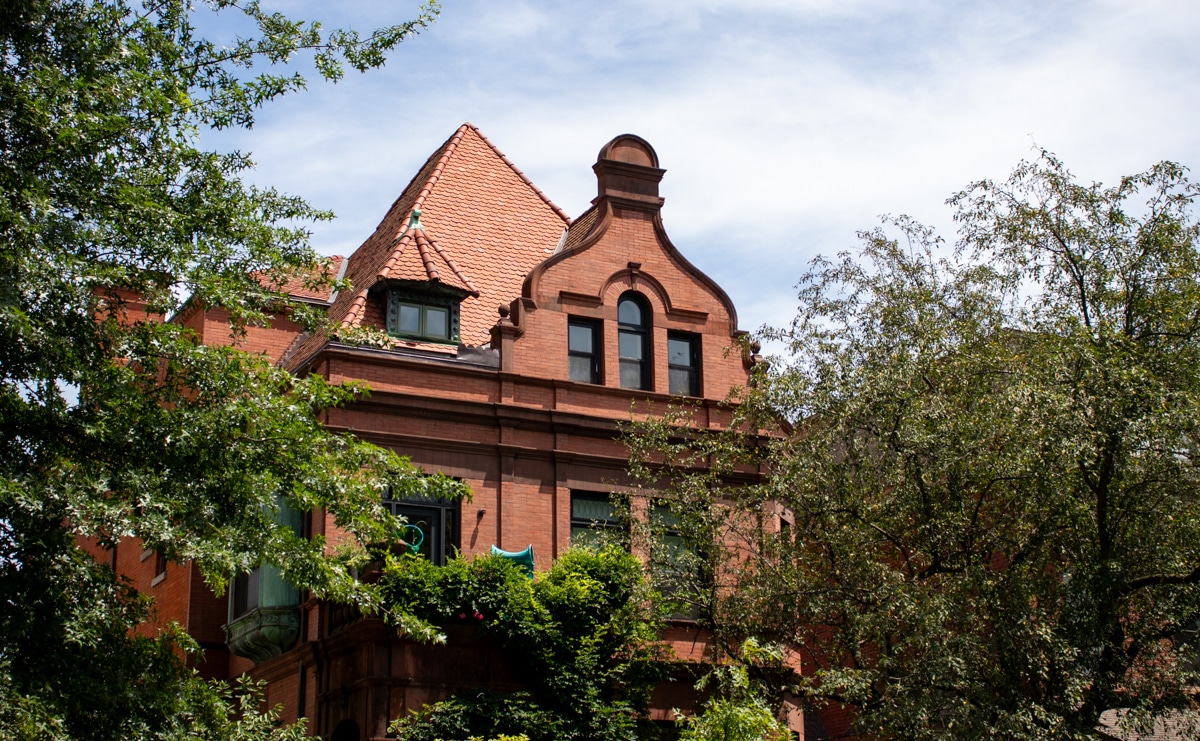 brooklyn - rooftop of a mansion in clinton hll