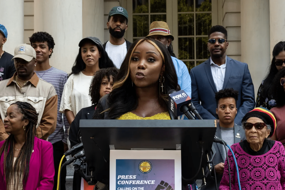 Brooklyn Council Member Farah Louis sponsored Intro 279-A, a key bill in the historic package passed Thursday by the City Council, which calls for the Commission on Racial Equity to study the impact of slavery in New York City and explore reparative measures