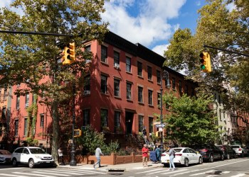 brooklyn heights - brick rowhouses