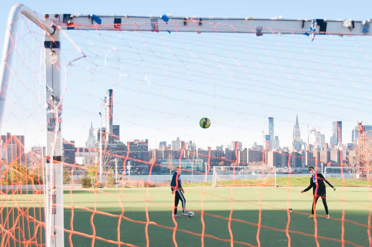 people playing soccer