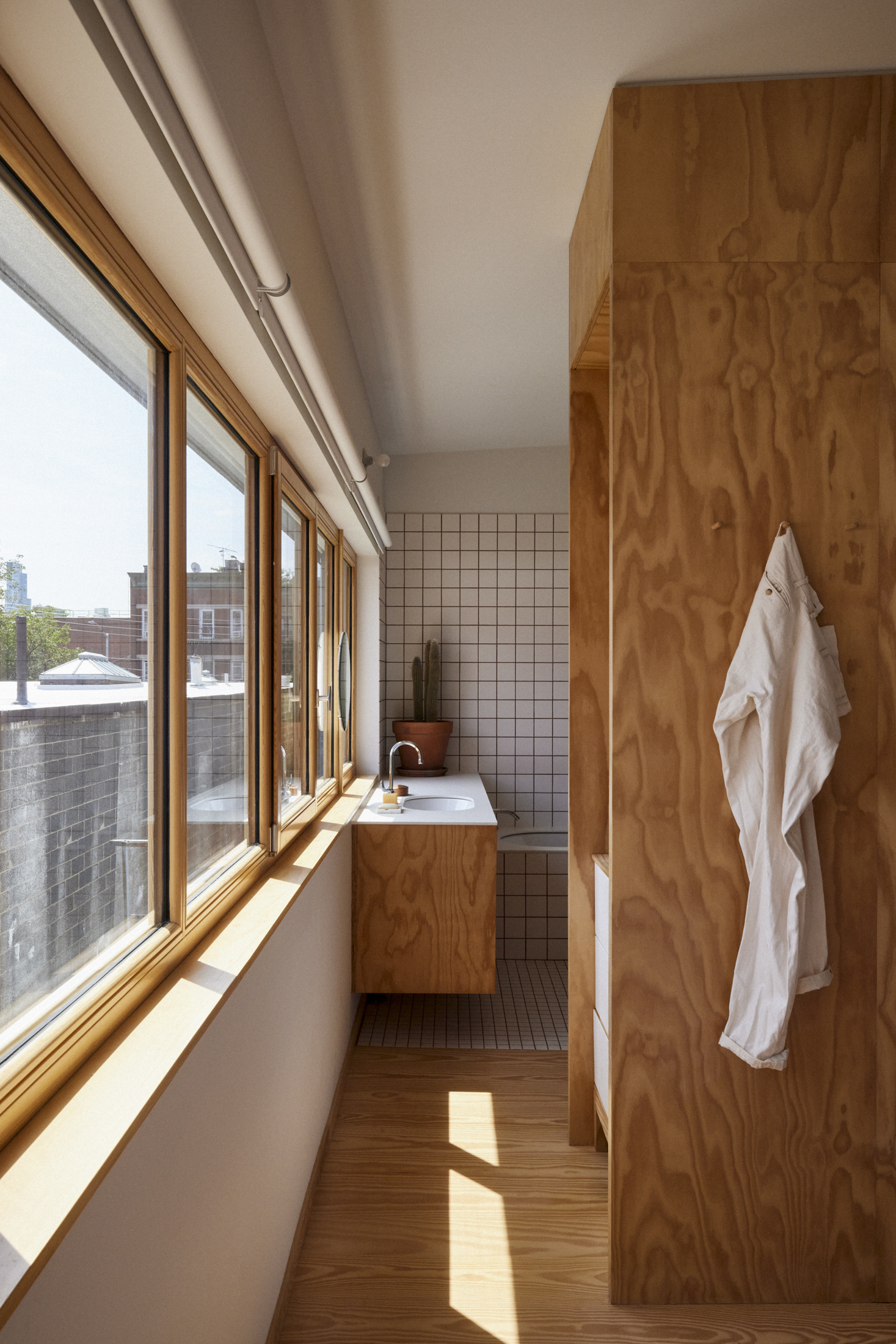 VIEW INTO BATHROOM TOP LEVEL