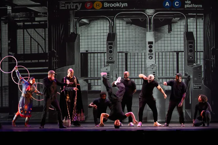 dancers on stage