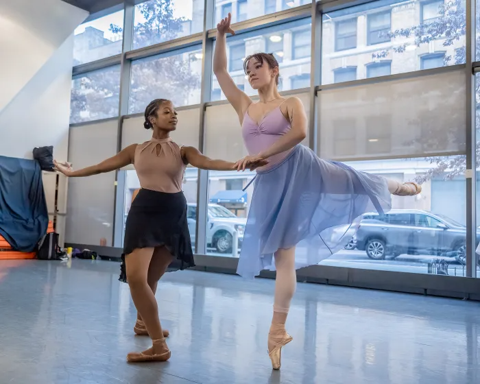 dancers rehearsing