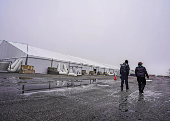 brooklyn - people walking outside at floyd bennett field