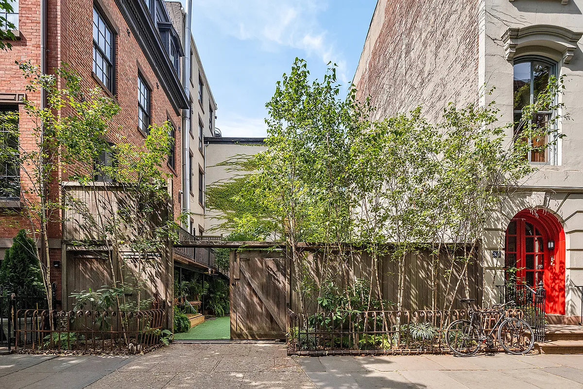 fenced in yard with gate access from Willow Street