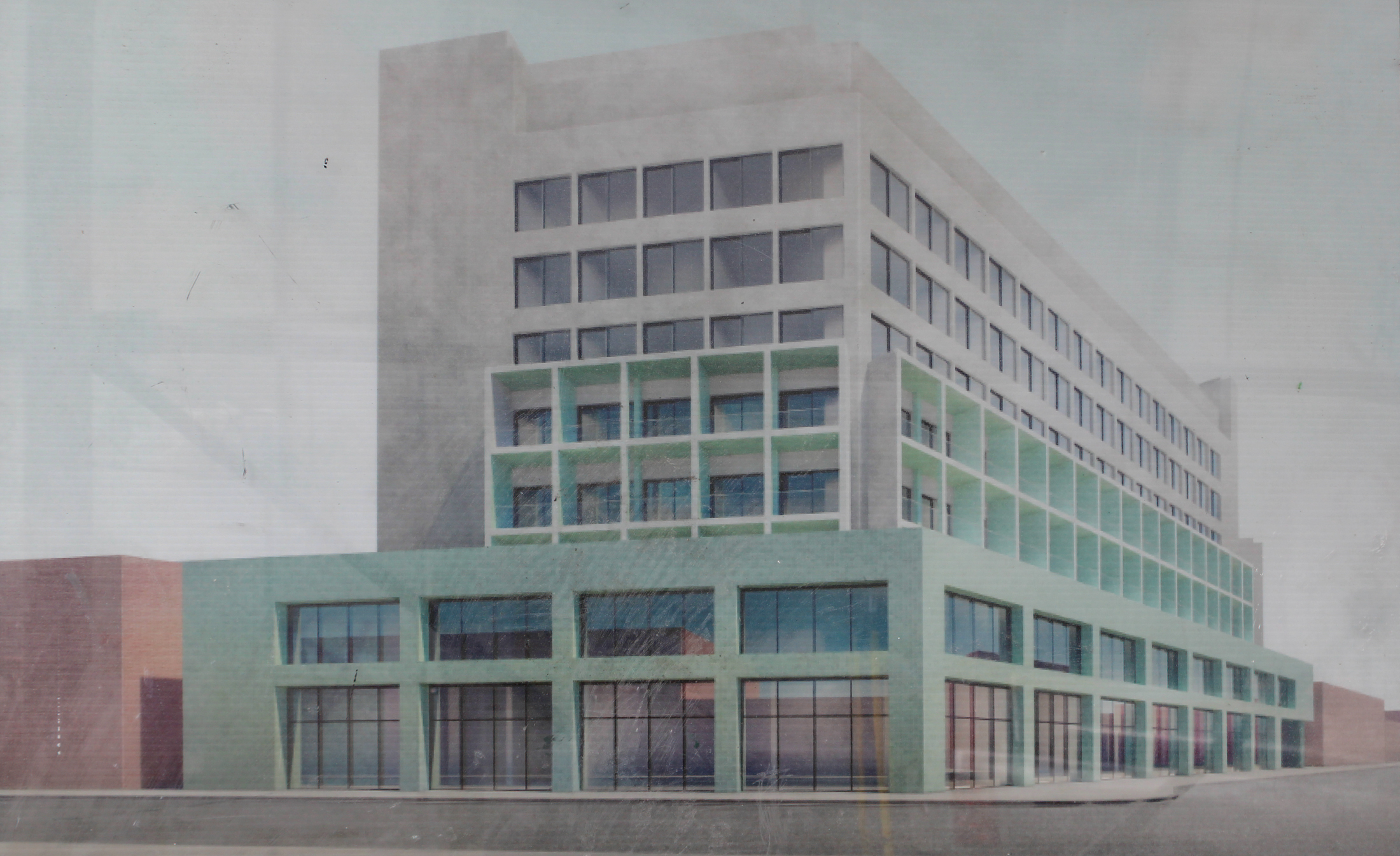 rendering for the multi-story building