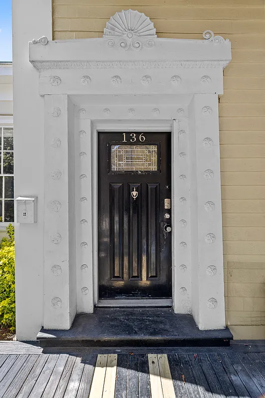 greek revival style front door surround