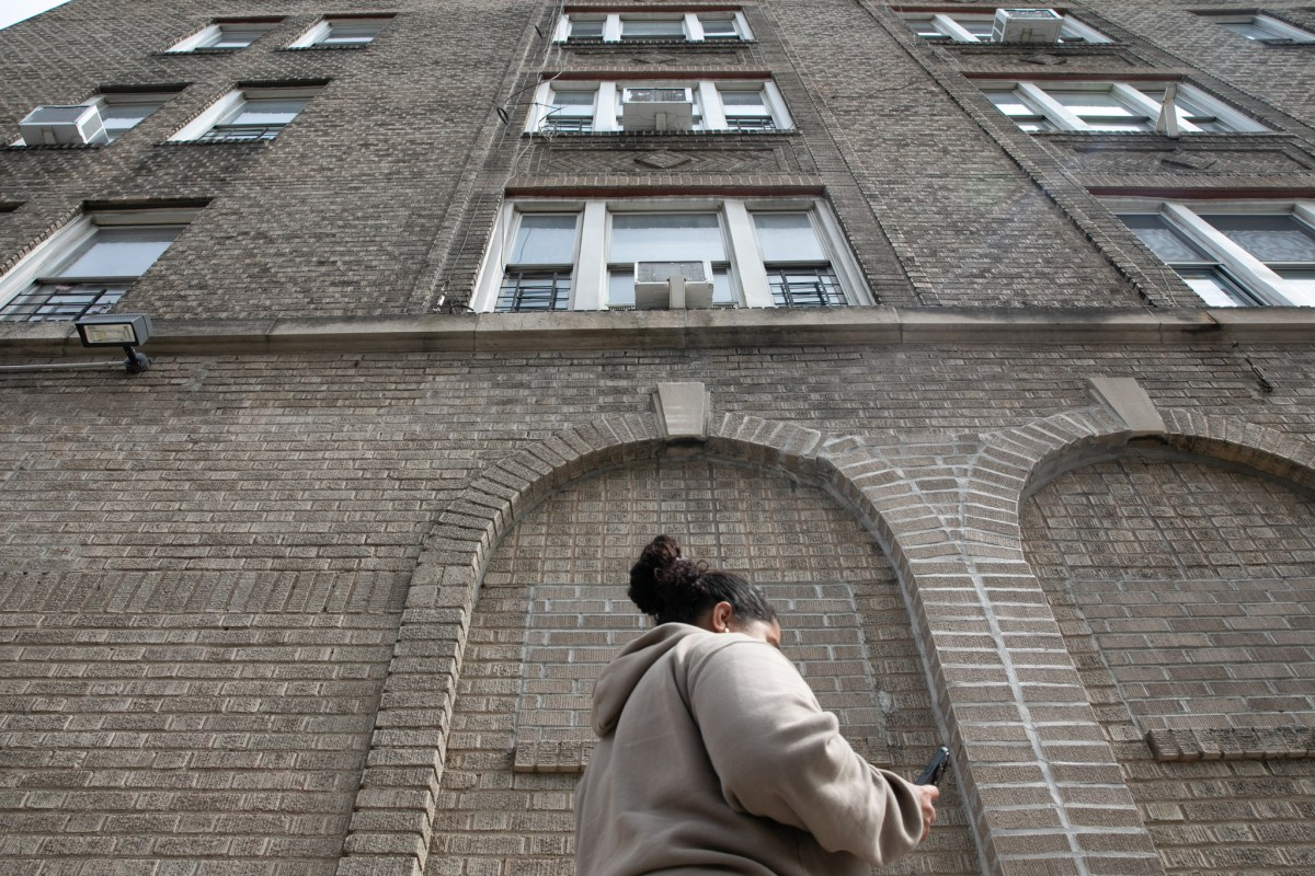 A Washington Heights tenement building,