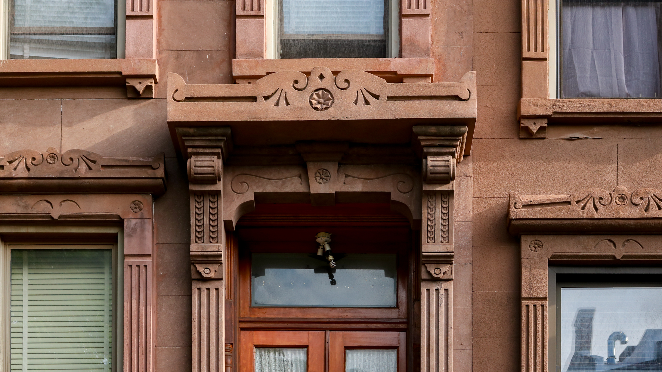 bed stuy - a neo-grec door in Bed Stuy