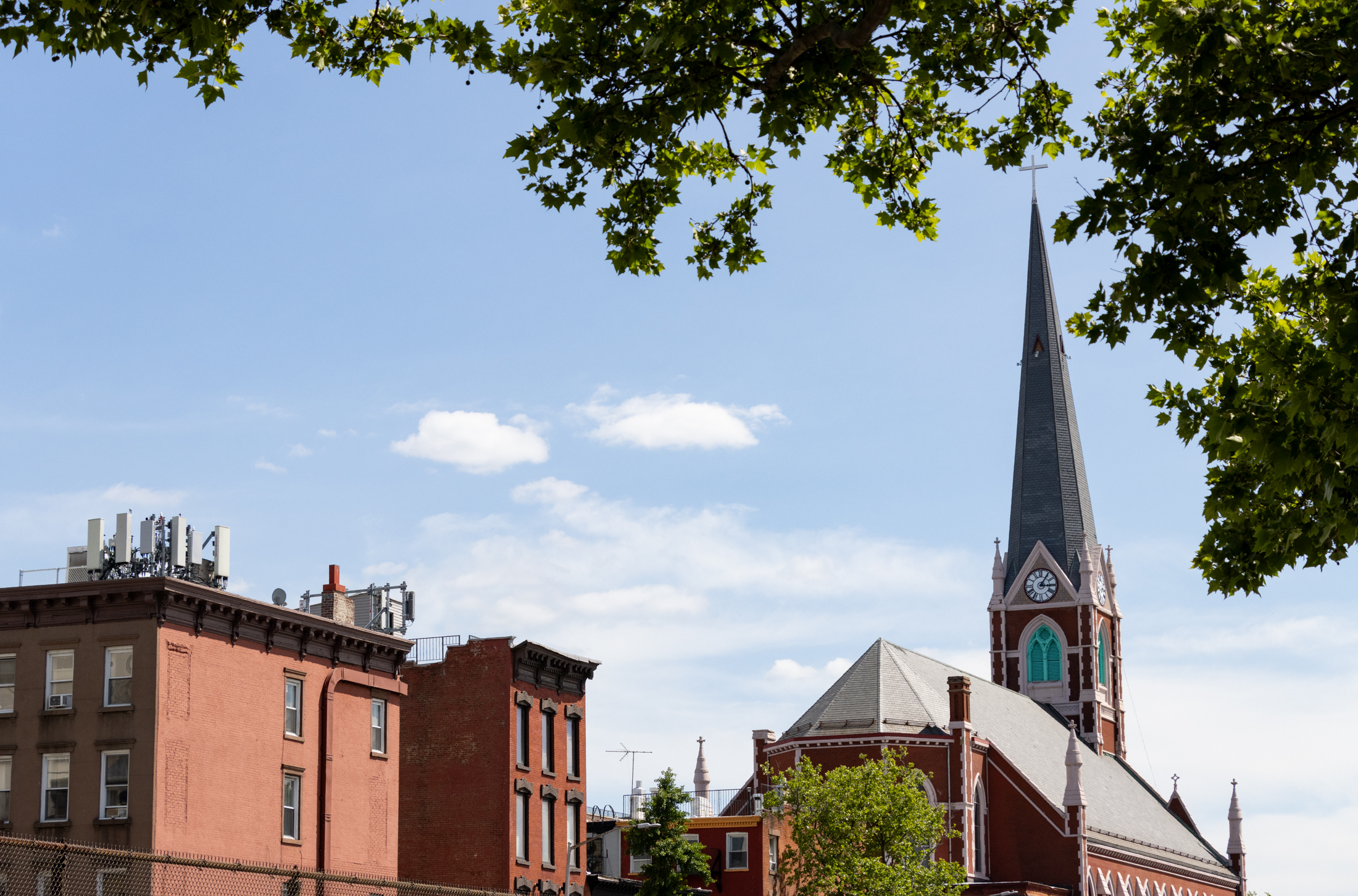 brooklyn - church steeple in Carroll Gardens