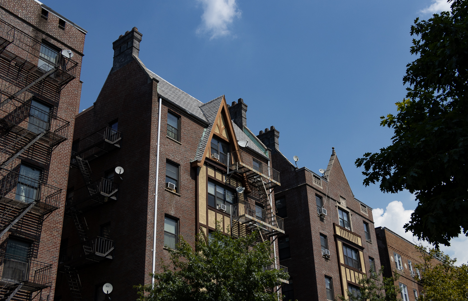 housing - brick apartment buildings in crown heights