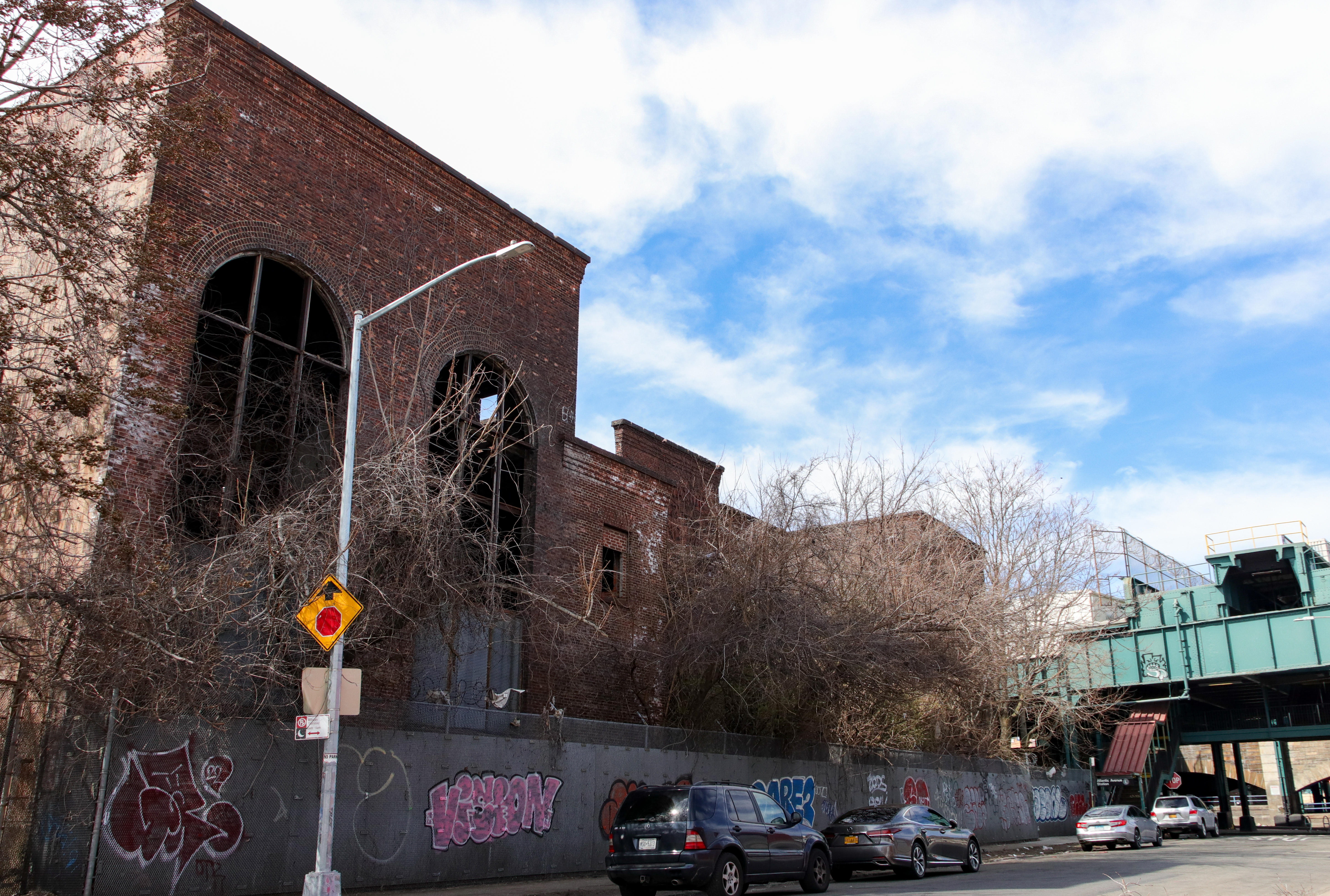 substation - abandoned brick substation