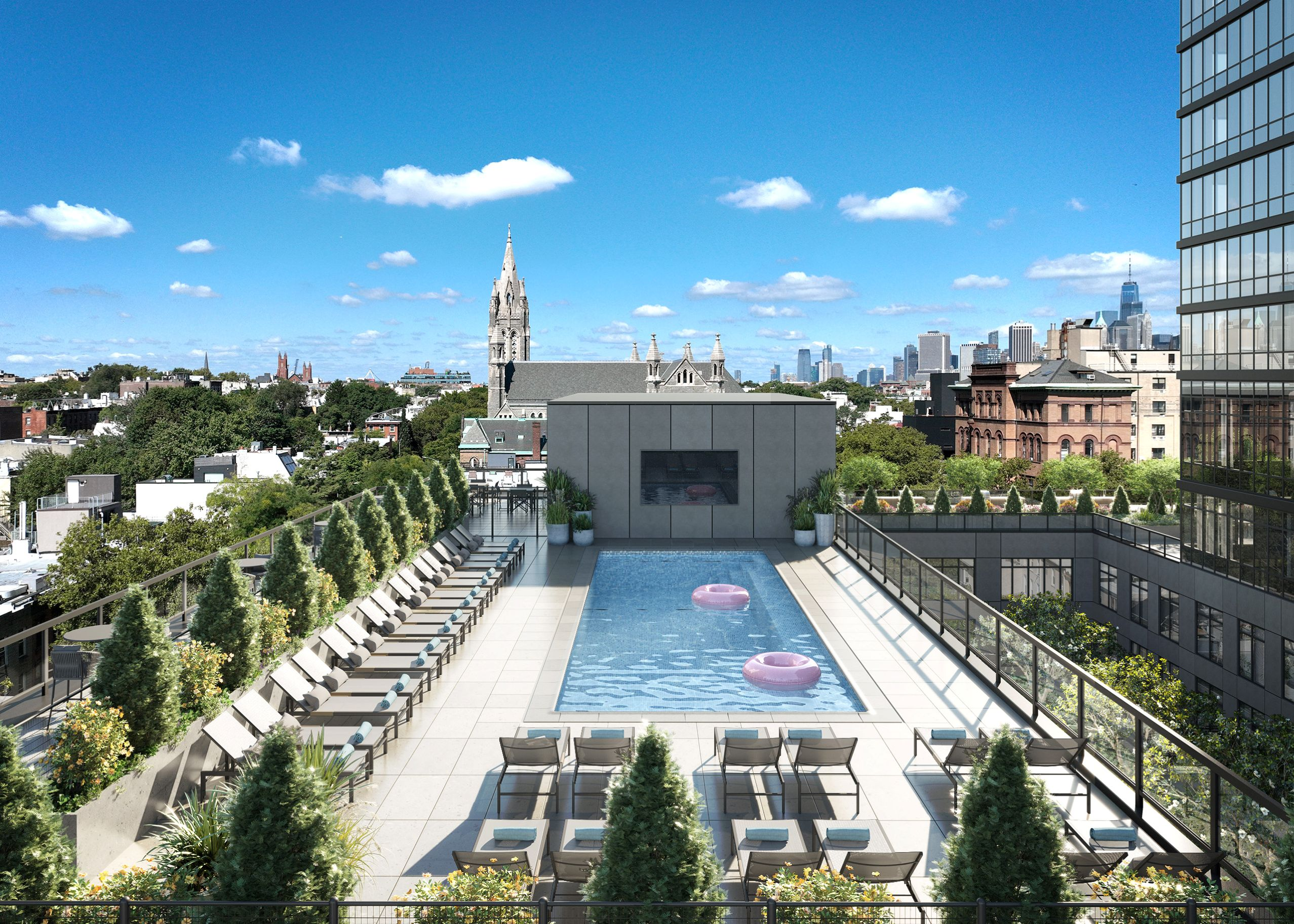 rooftop pool