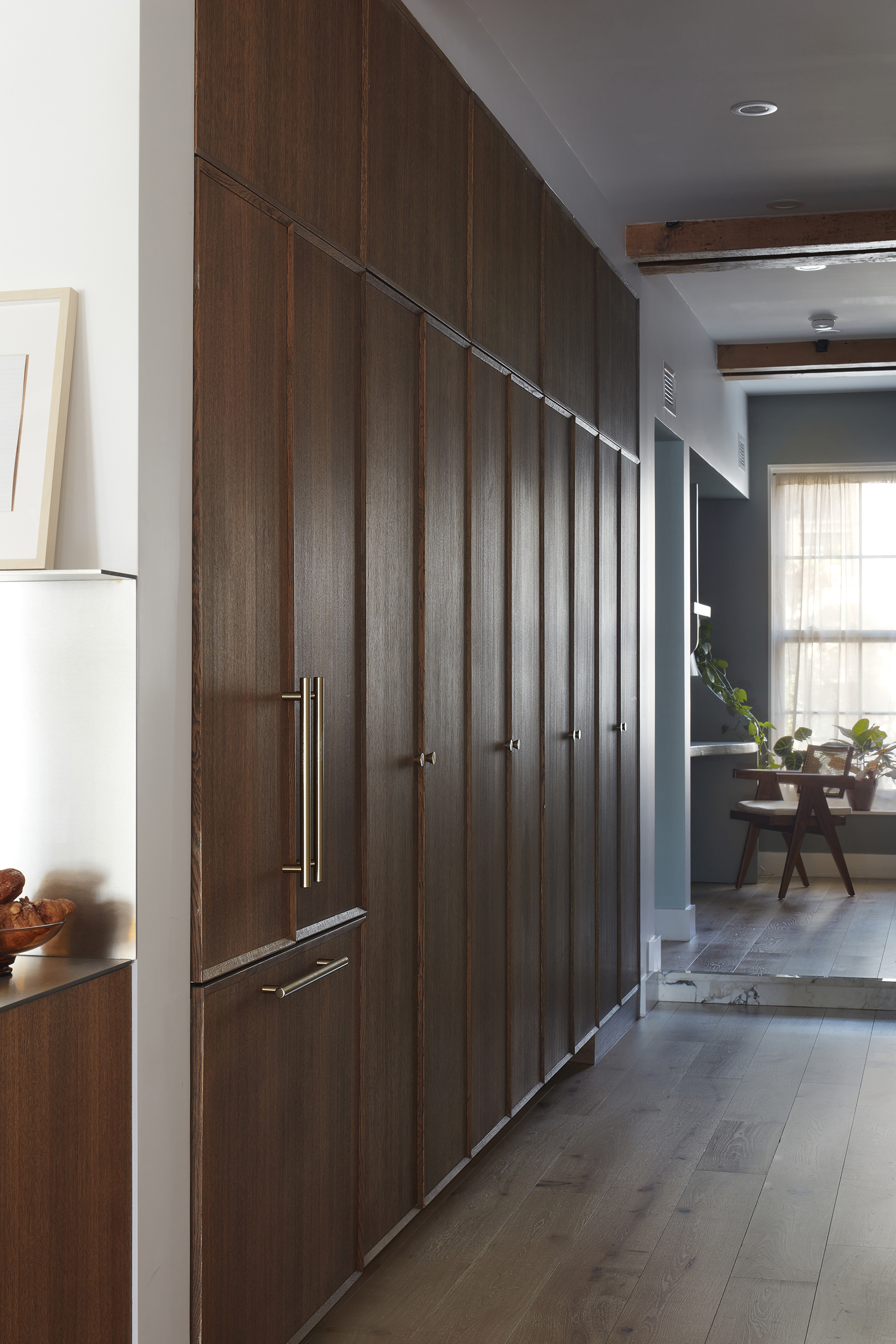 BANK OF CLOSETS LEADING TO STUDY