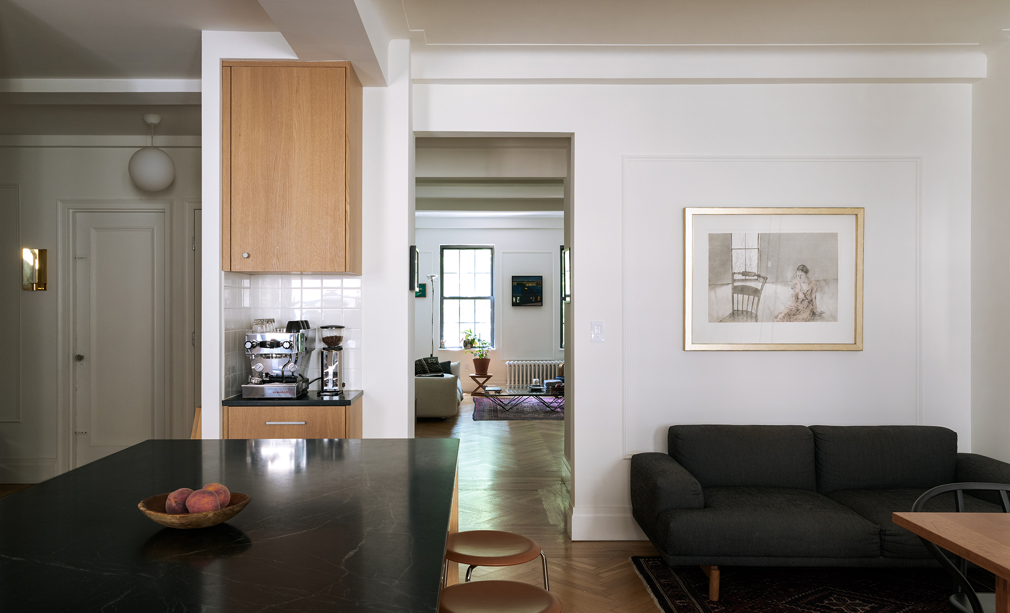 VIEW TO LIVING ROOM