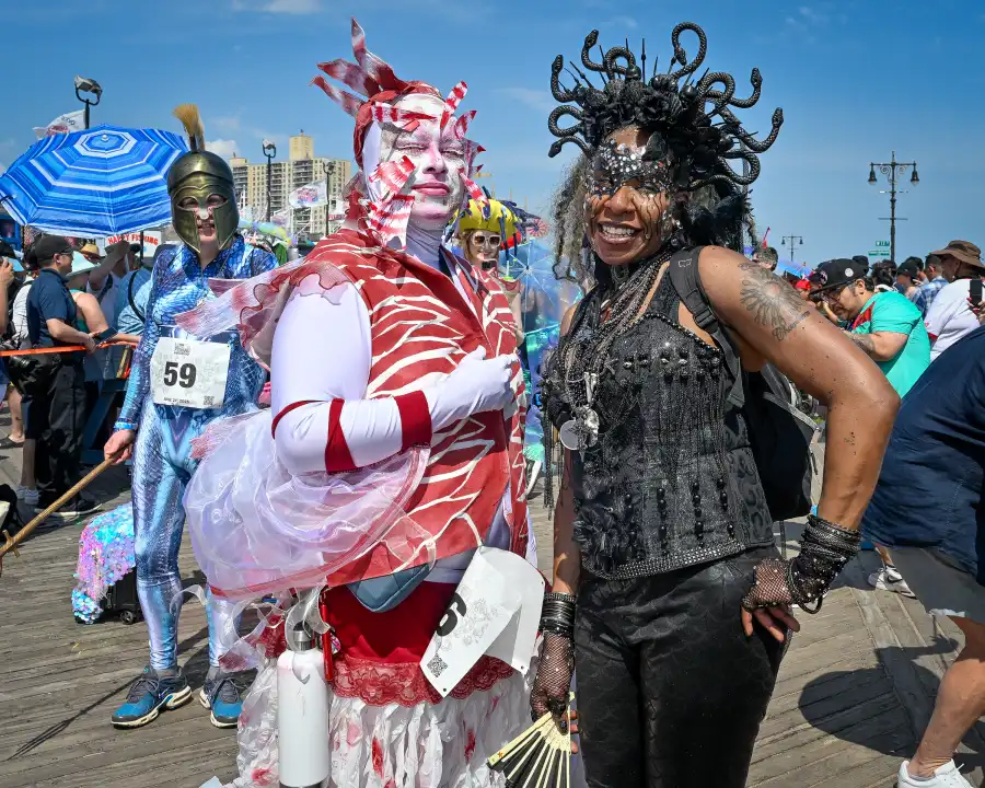 costumed sea creatures