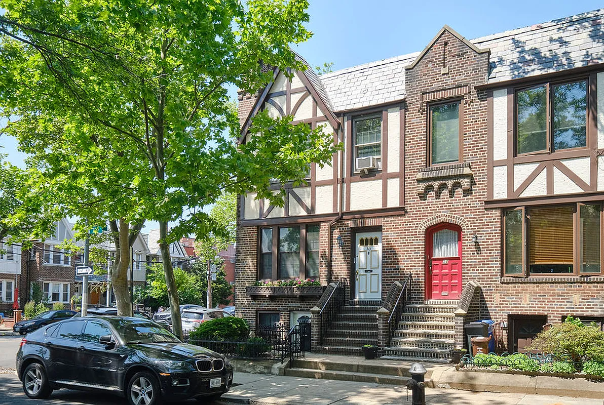 brooklyn open houses - bay ridge brick tudor house