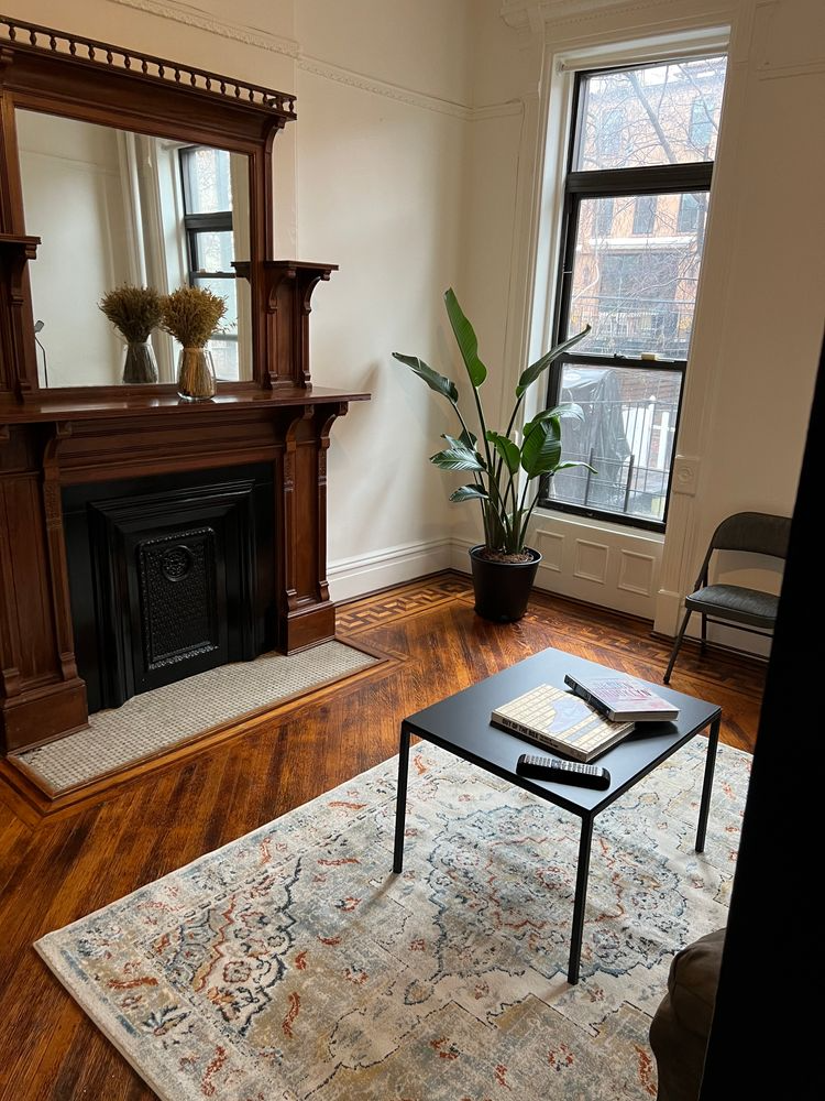 wood mantel