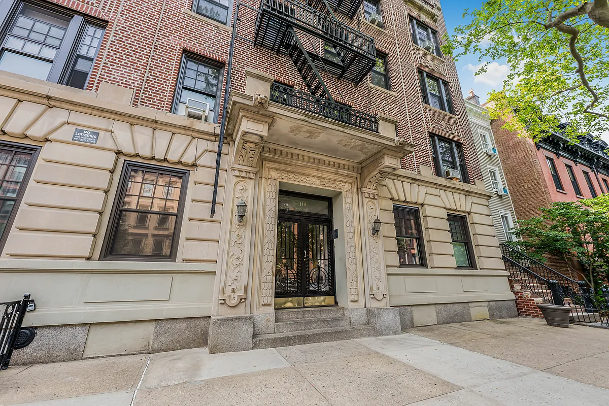 exterior of the brick buidling