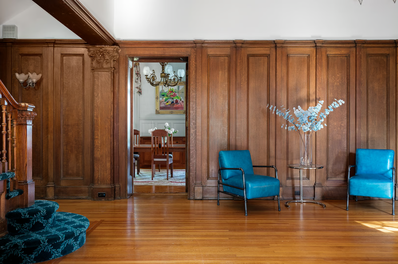 entry with wainscoting
