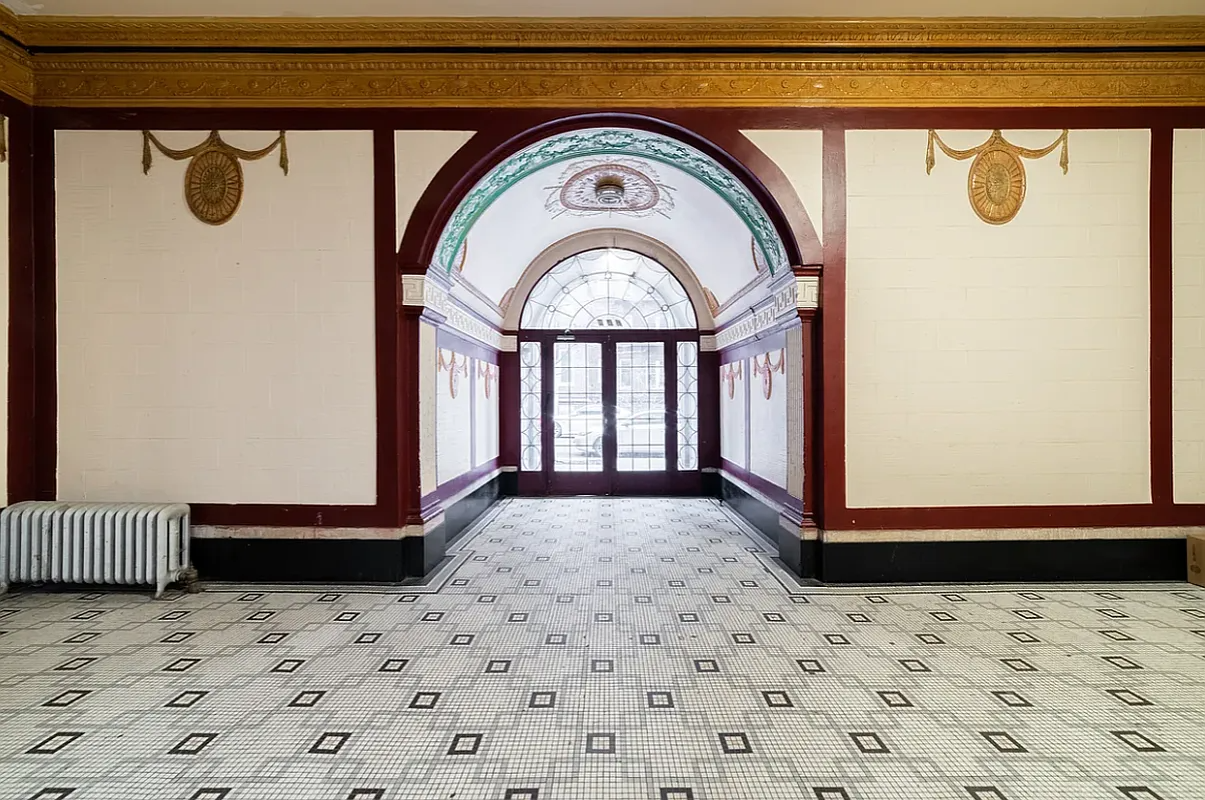 lobby with tile floor