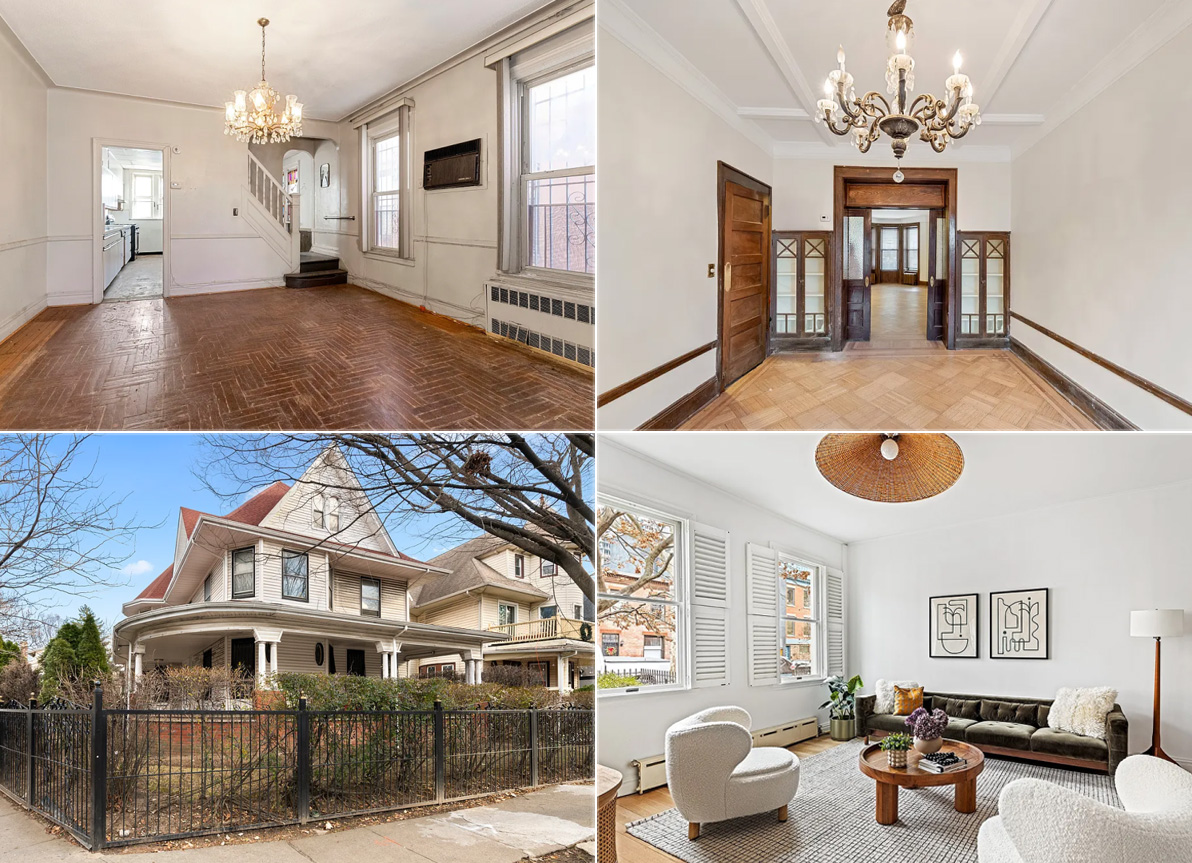 a collage of brooklyn homes for sale