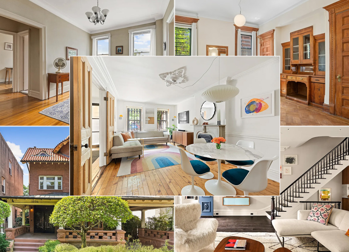 brooklyn listings - a collage of brooklyn homes for sale