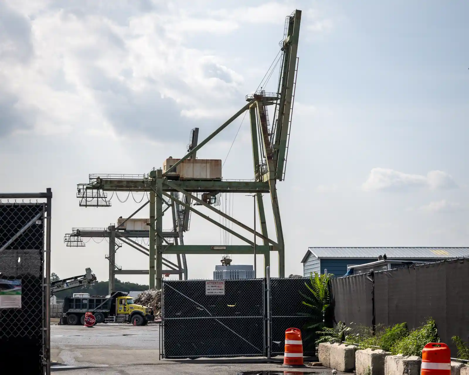 crane at wharf