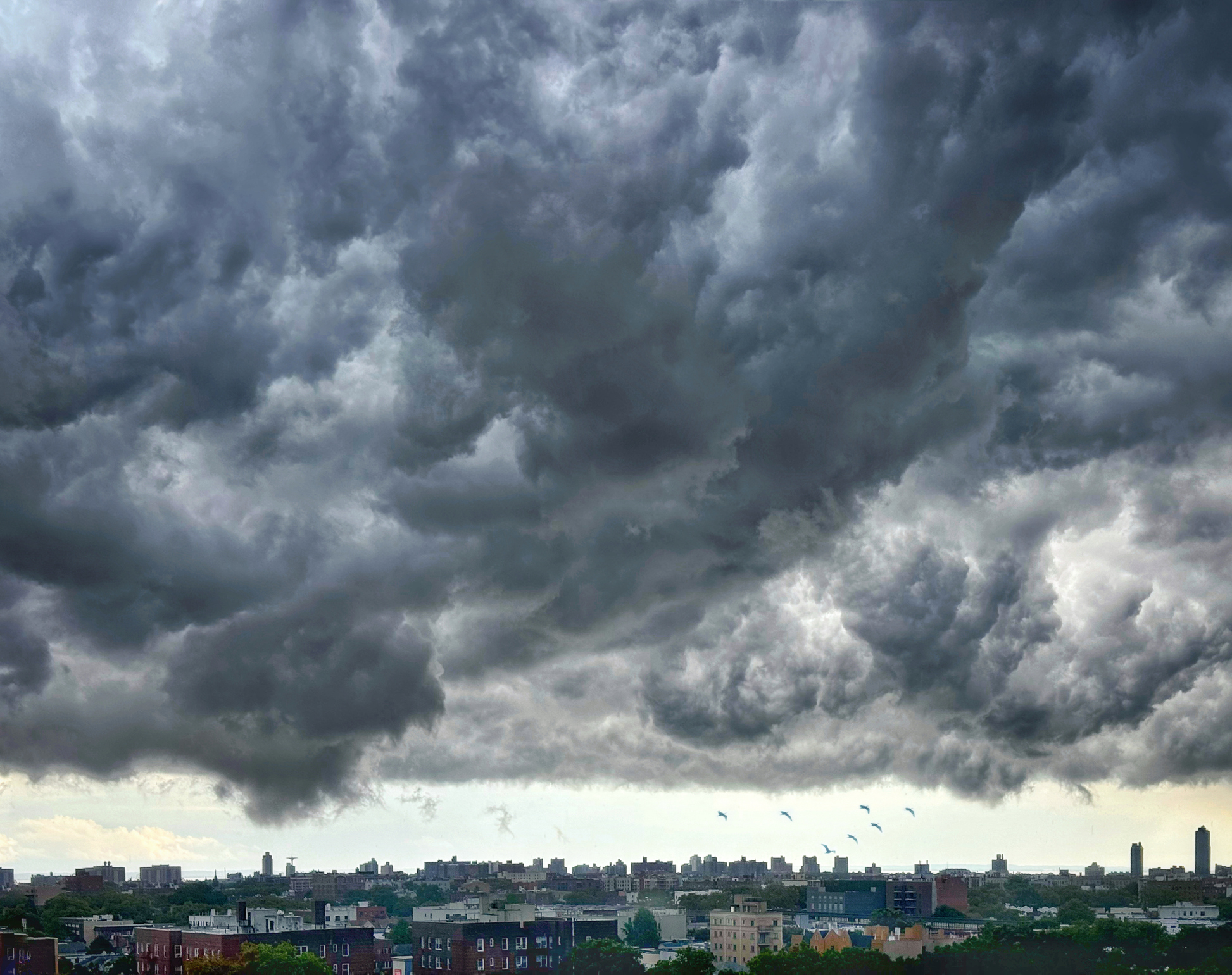 thunder clouds over brooklyn