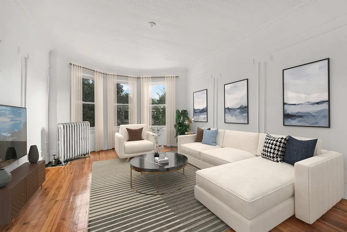 staged living room
