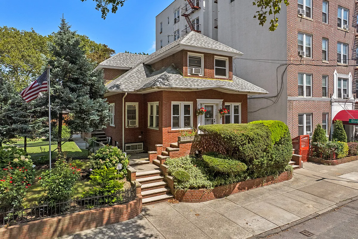 brick freestanding house