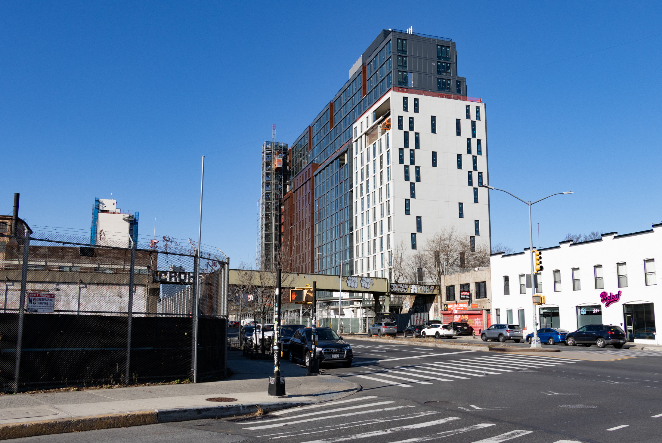 a multi story building under construction