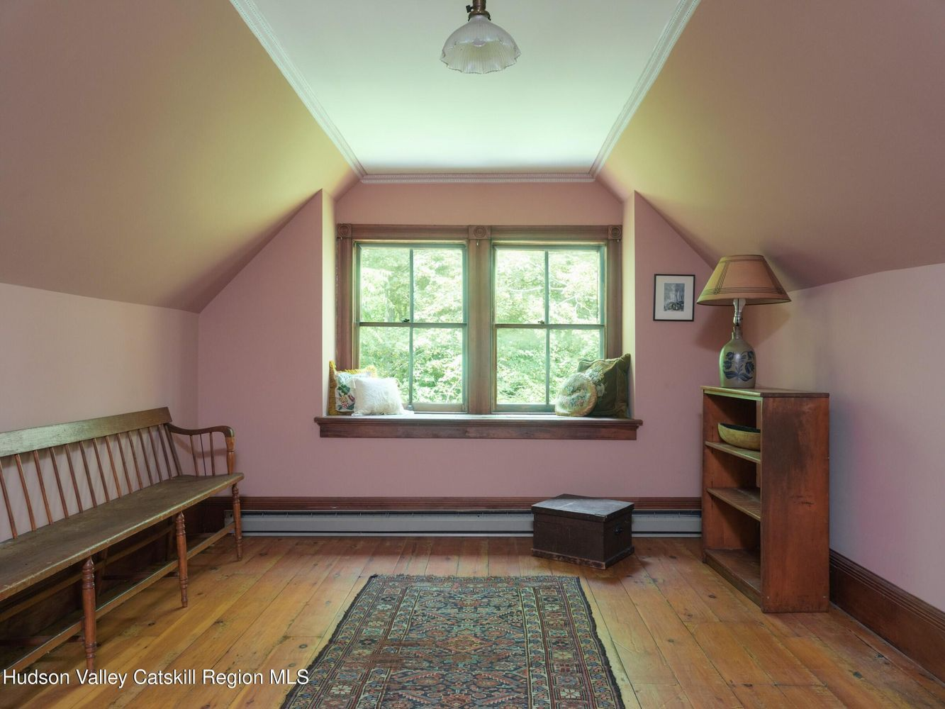 bedroom with a window seat