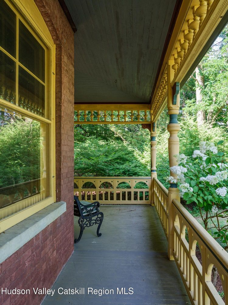 porch with room for seating and views of trees
