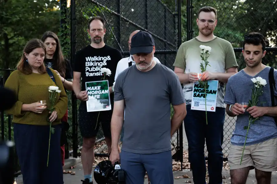 people at a vigil