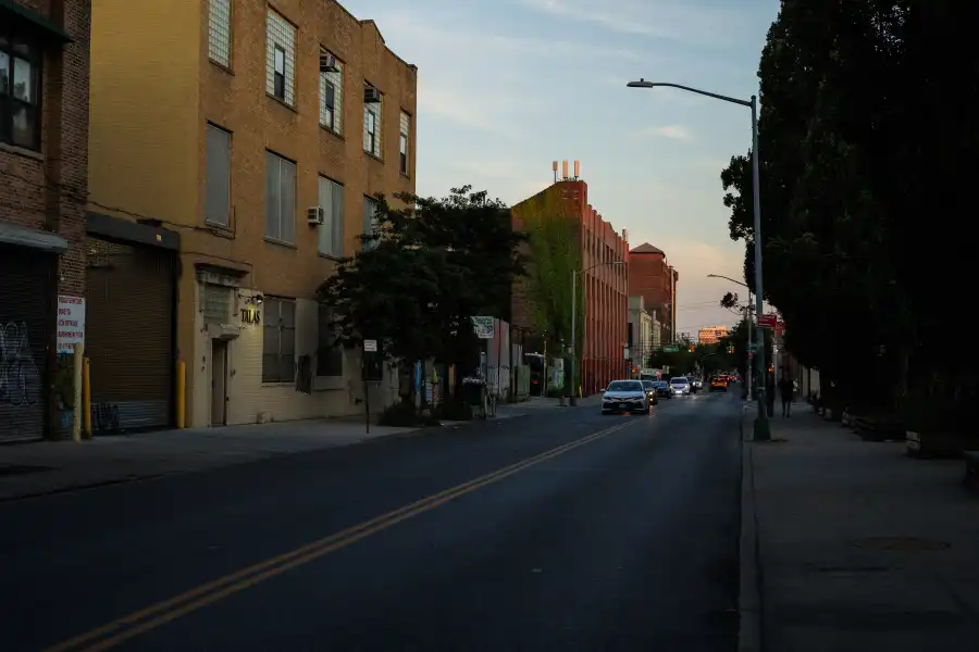 morgan avenue at dusk