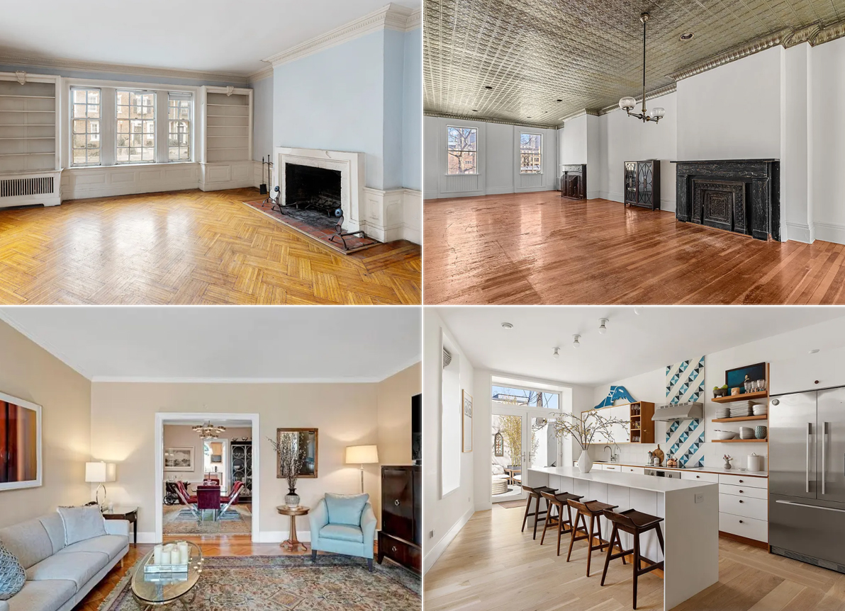 collage of brooklyn listings for sale