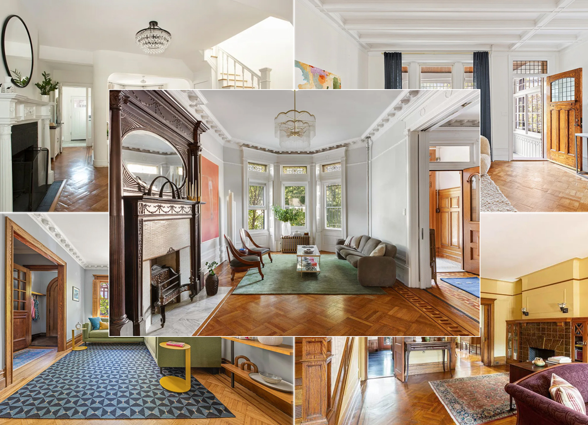 collage of brooklyn listings for sale