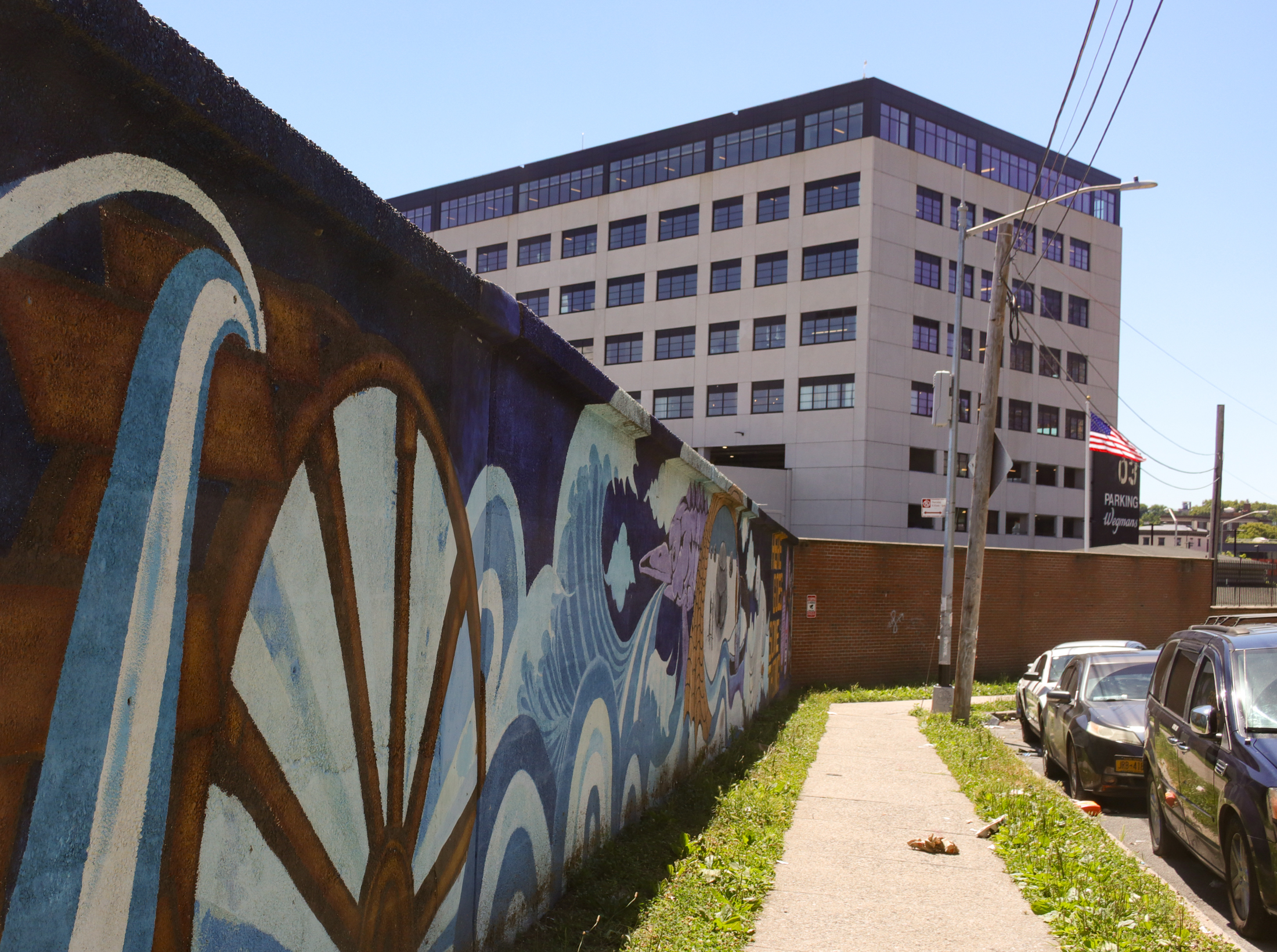 white building
