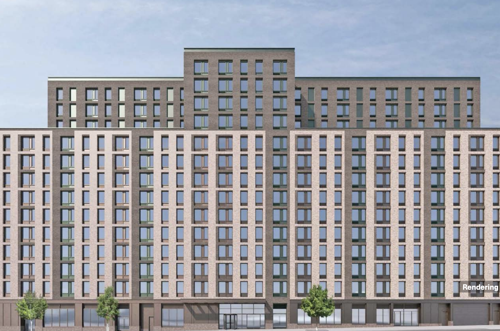 rendering of a mult-story building