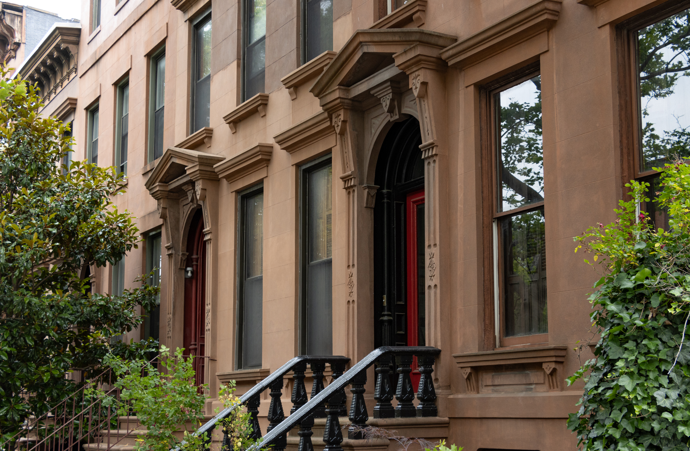 brownstone stoops